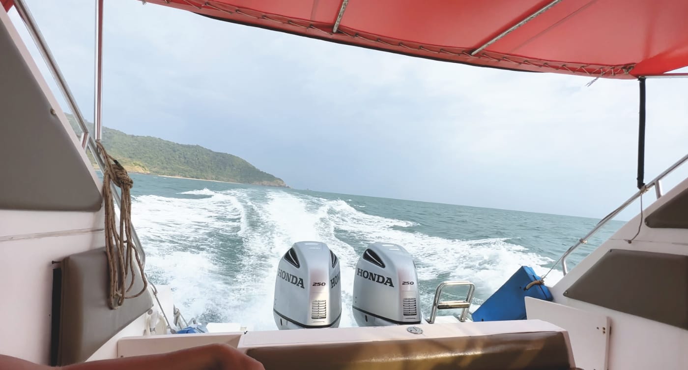 Anreise nach Koh Lanta: Speedboat