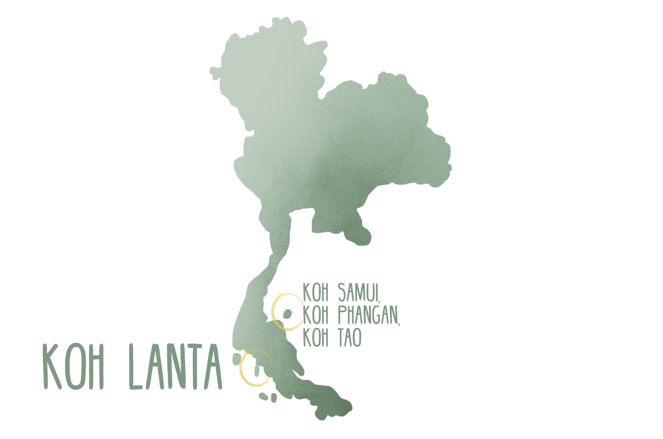 Koh Lanta auf der Karte