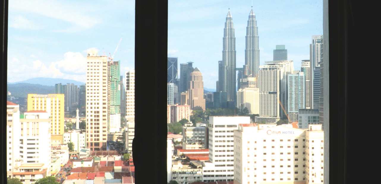 Kuala Lumpur Ausblick Skyline