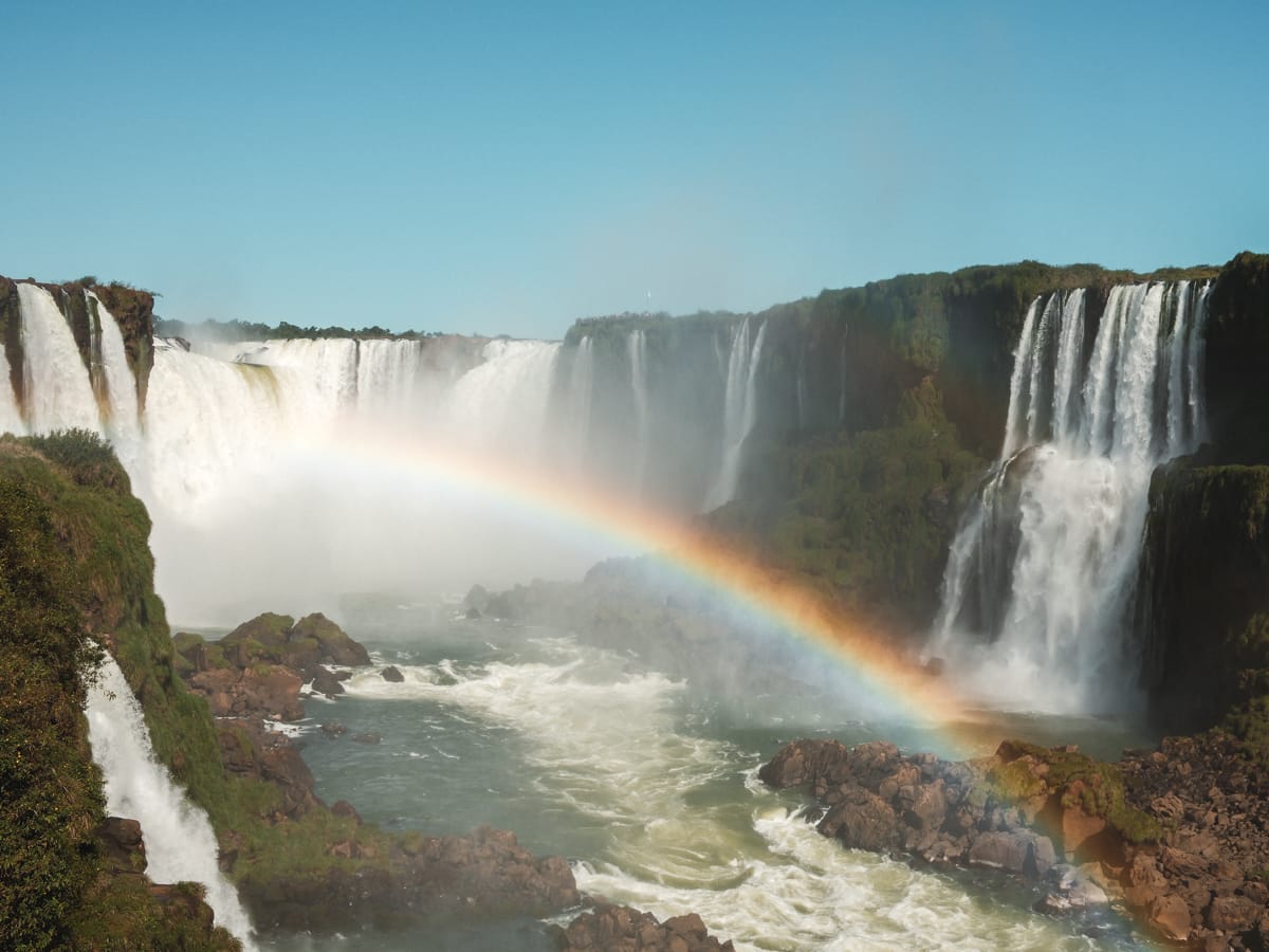 Argentinien Sehenswürdigkeiten - Iguazu Wasserfälle - von Brasilien