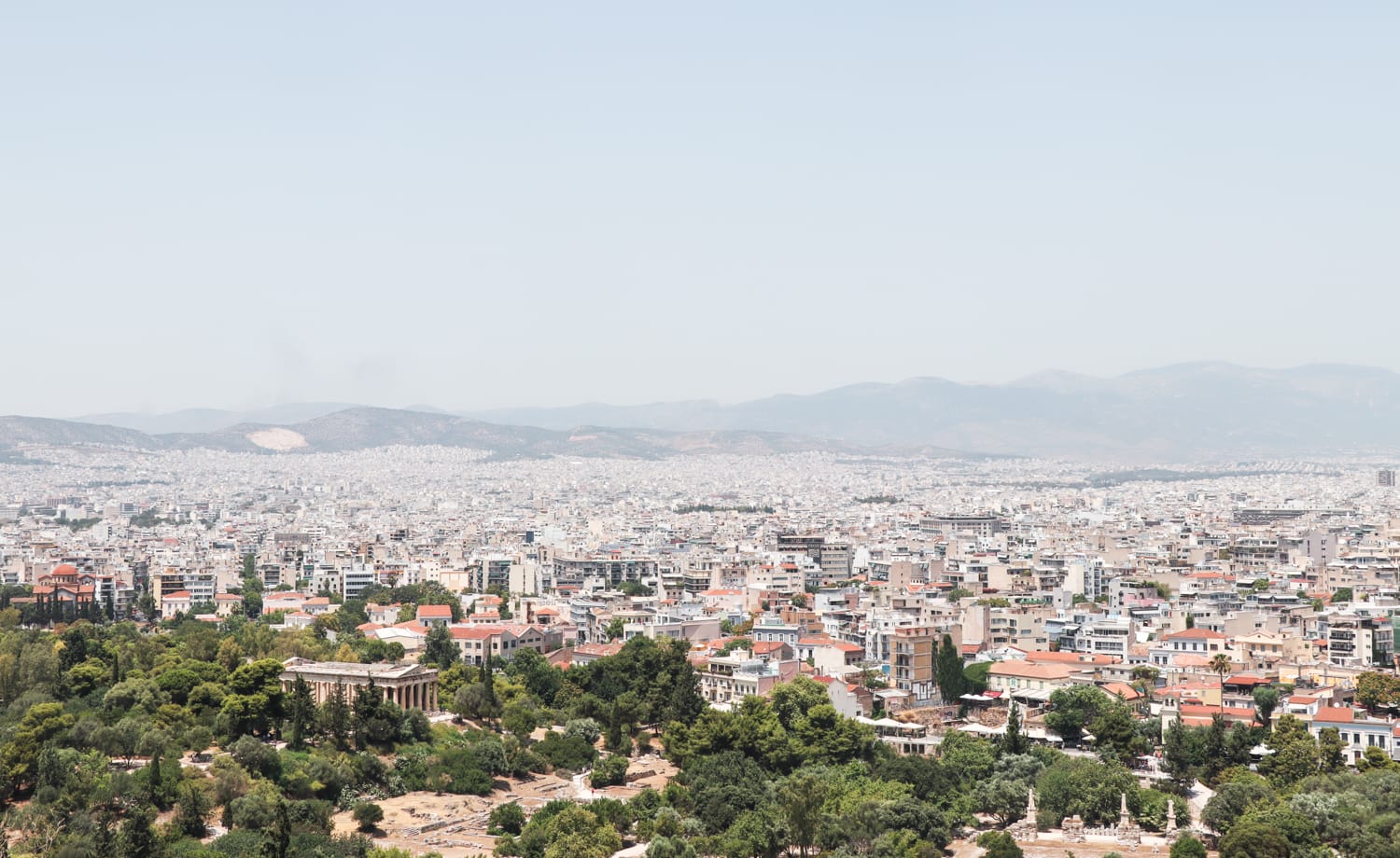 Areopagus Hill in Athen - Griechenland