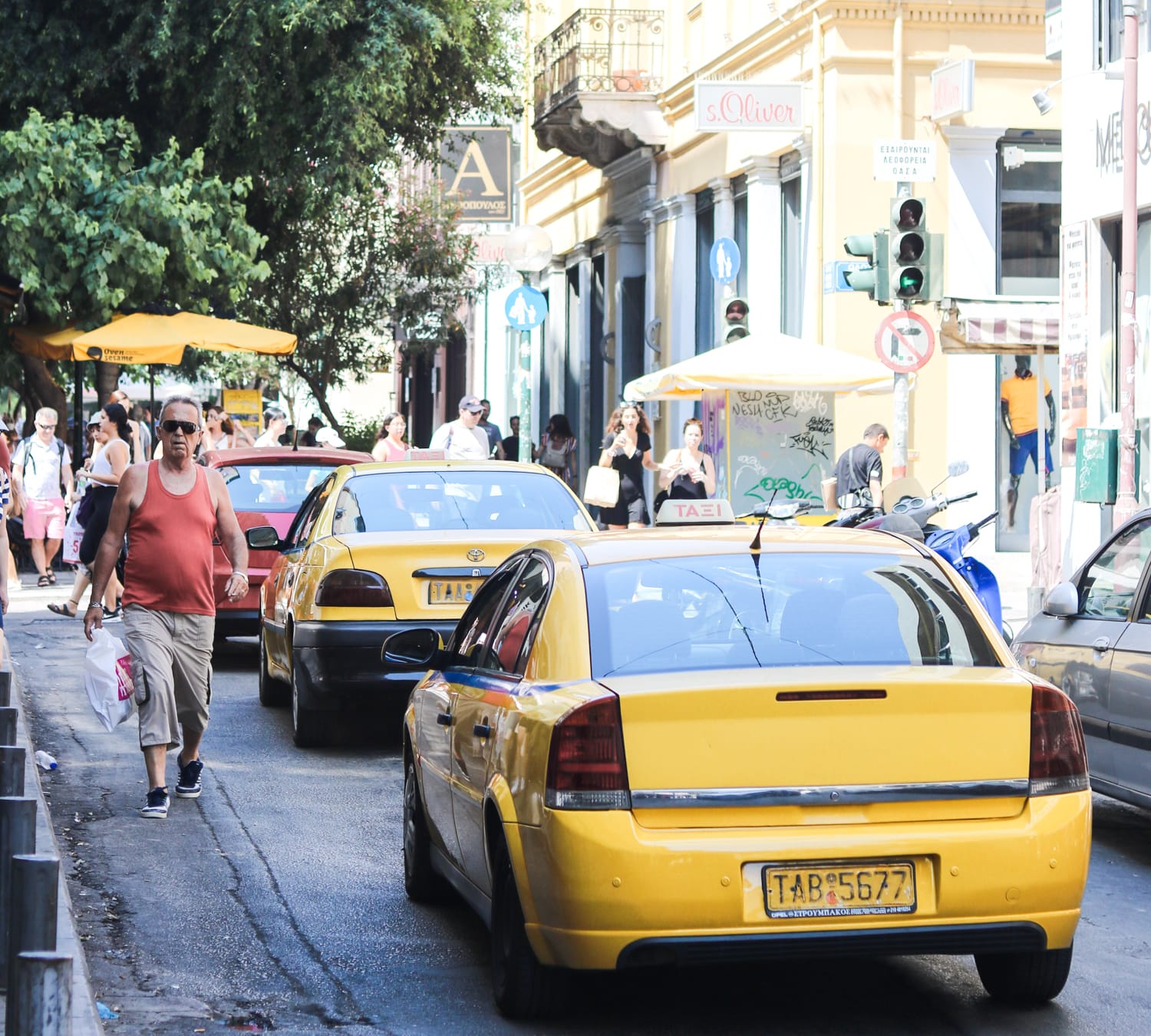Taxi in Athen - Griechenland