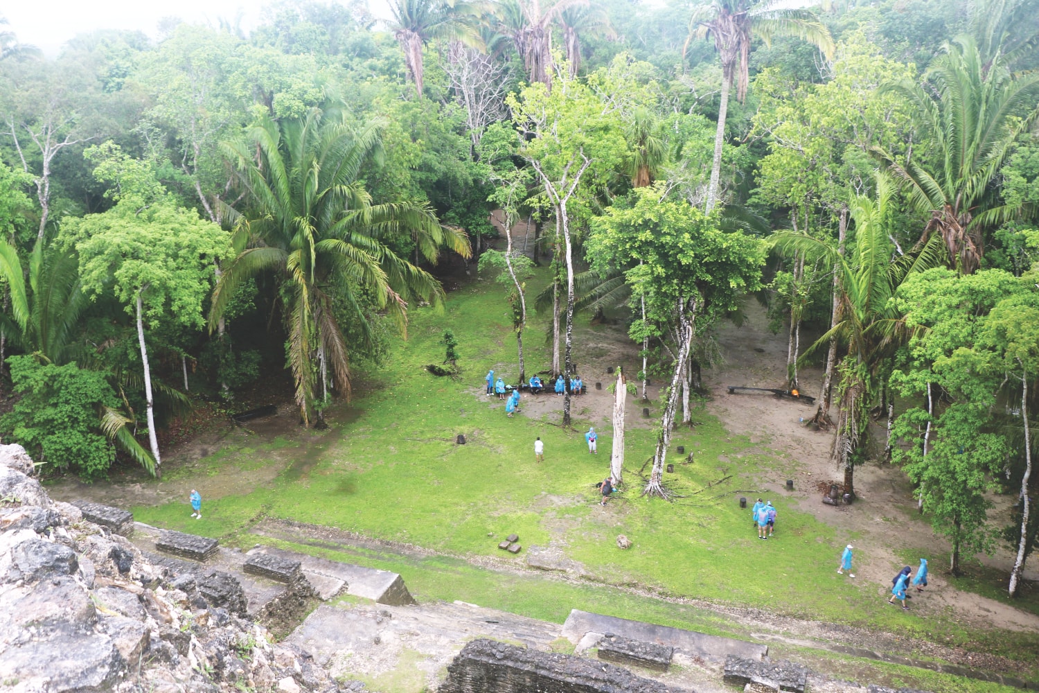 Aussicht von der Maya Ruine 