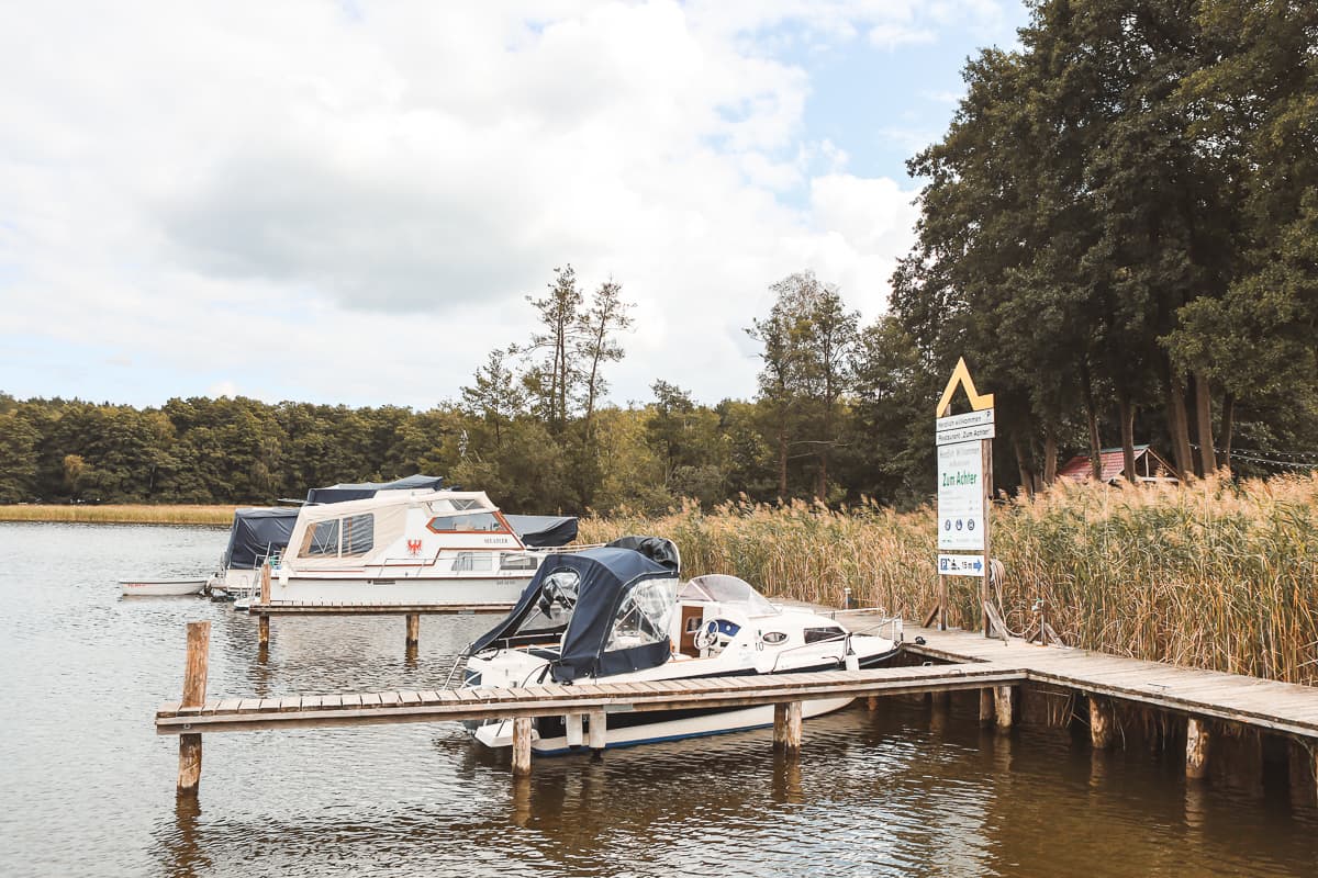 Rheinsberg Seengebiet/Gewässer - Motorboot-Tour