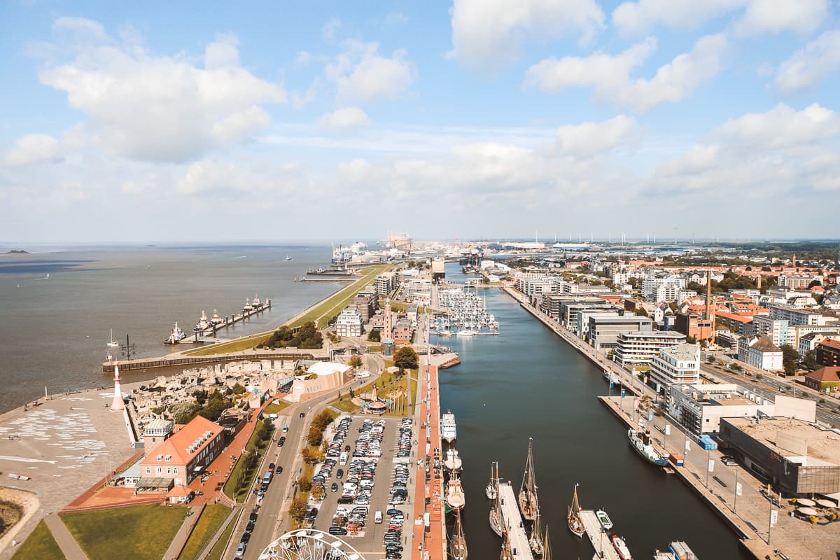 Bremerhaven - Sehenswürdigkeiten - Sail City - Ausblick