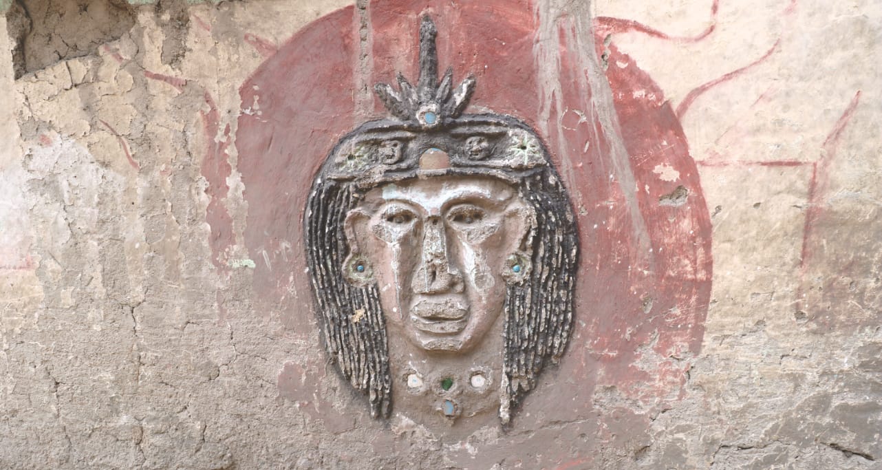 Streetart von Inka-König Atahualpa in Cajamarca