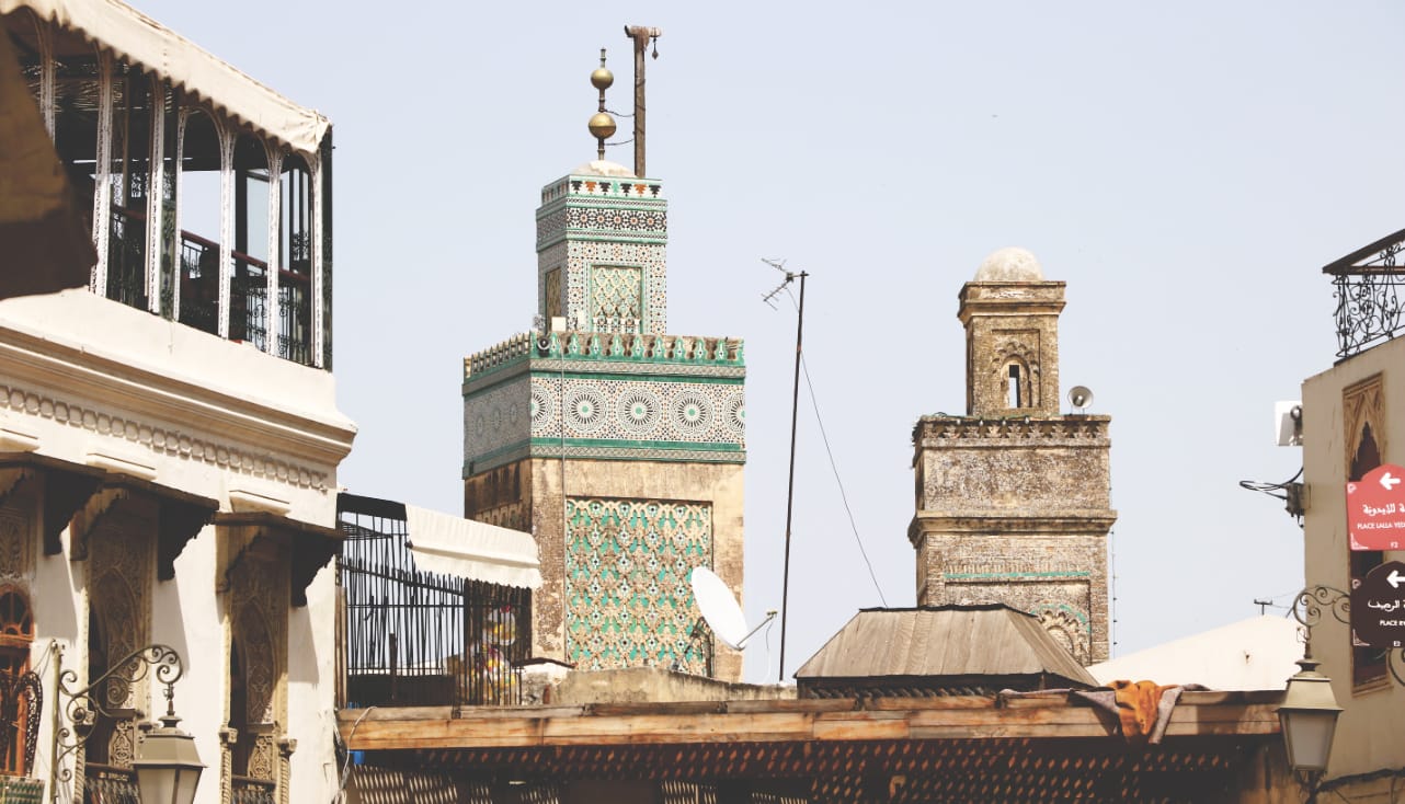 Moschee in Fes in Marokko