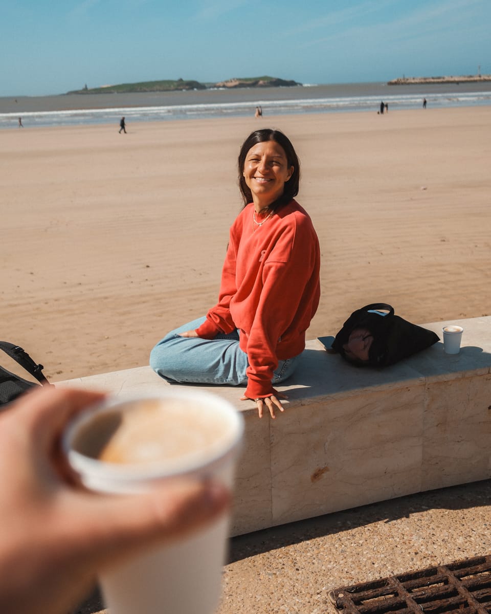 Essaouira - Kaffee am Strand