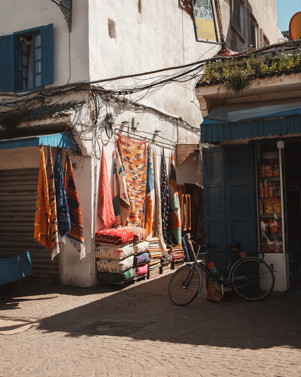 Essaouira - Teppichladen in Medina