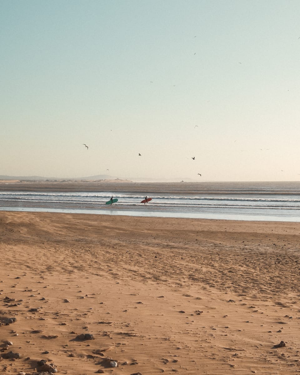 Surfer in Essaouira