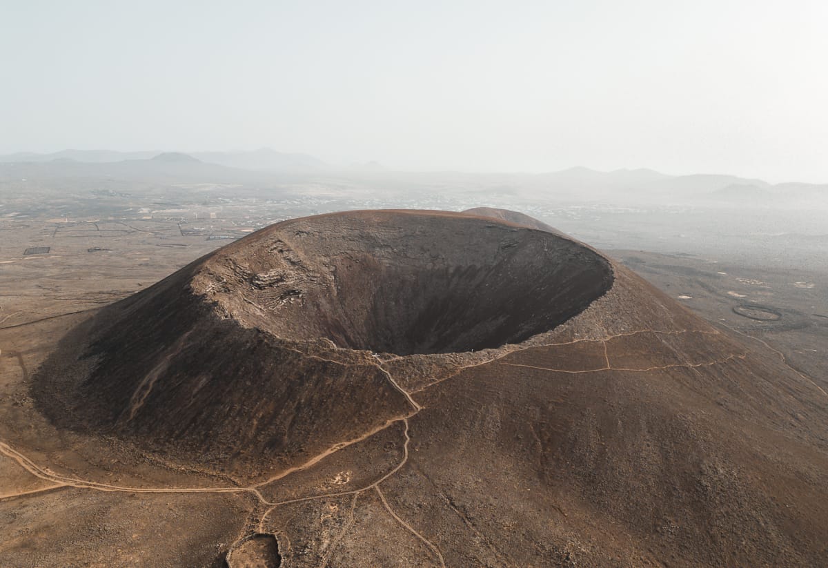 Fuerteventura Sehenswürdigkeiten - Vulkan Calderon Hondo