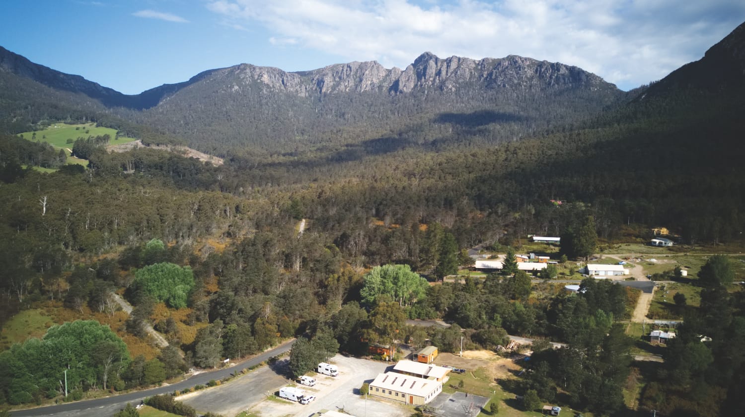 Tasmanien Campsite: Gowrie Park Cradle Mountain