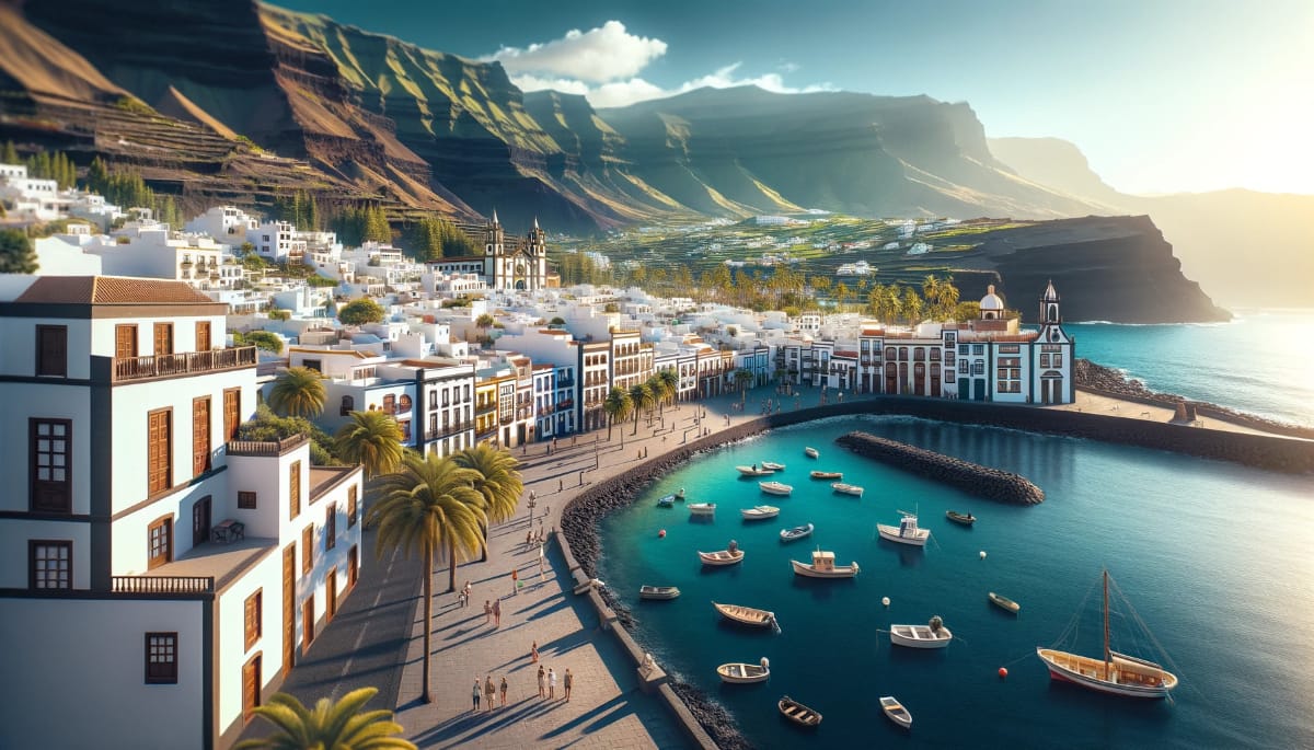 Gran Canaria Sehenswürdigkeiten - Agaete als AI-Version