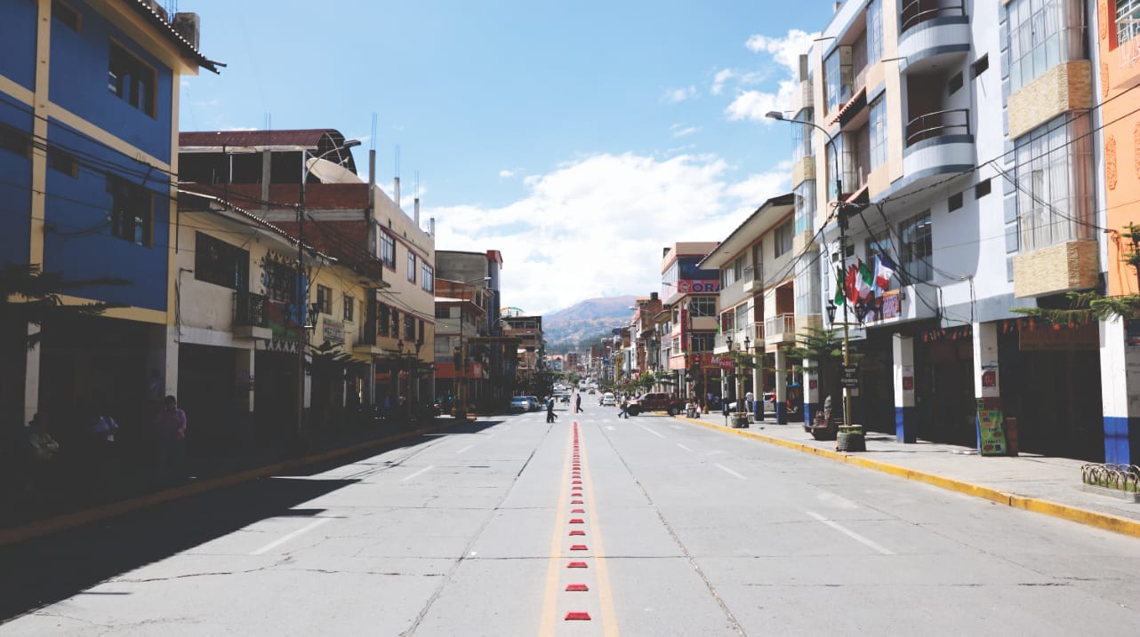 Hauptstraße in Huaraz