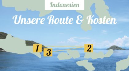 Indonesien Reiseroute und Kosten