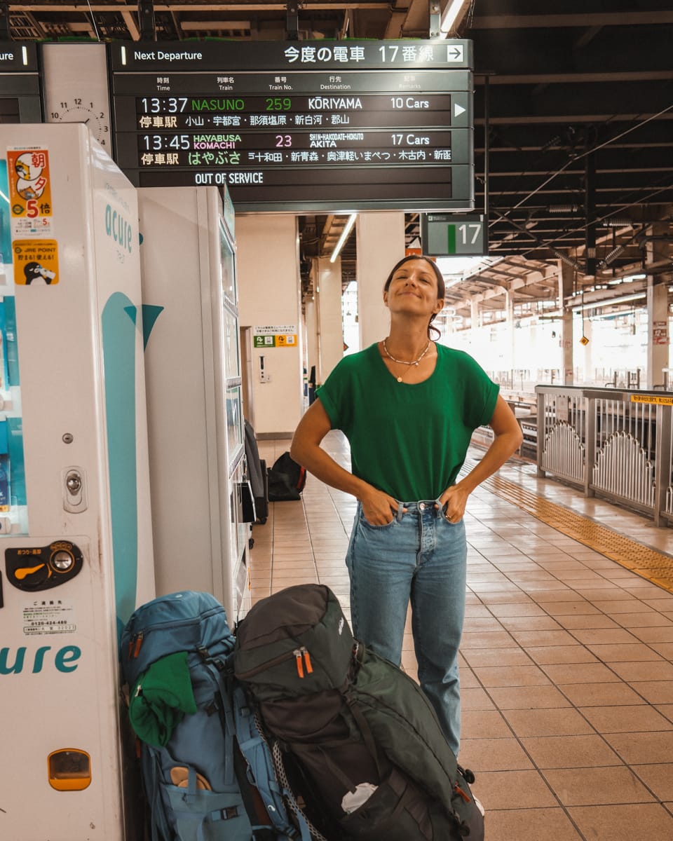 Japan - Shinkansen Buchen - Info Tafel