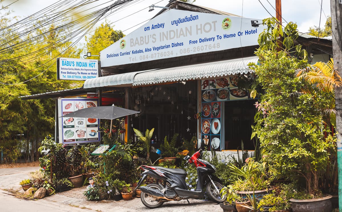 Koh Samui • Vegane Restaurants & Cafes • Babus Indian Hot