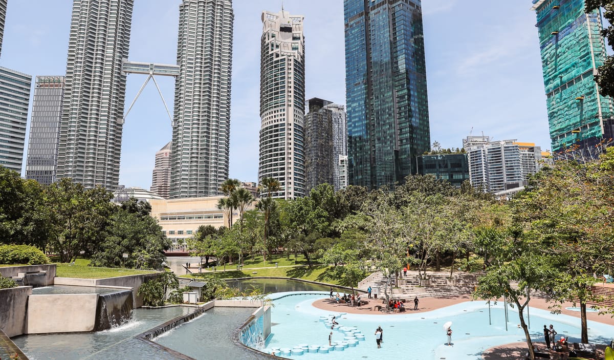Kuala Lumpur - Sehenswürdigkeiten - KLCC Park