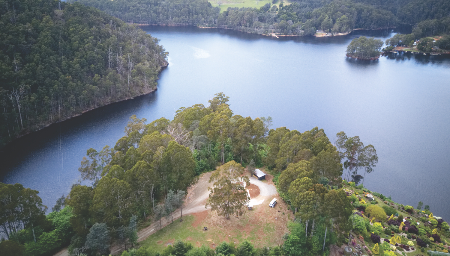 Tasmanien Campsite: Lake Barrington