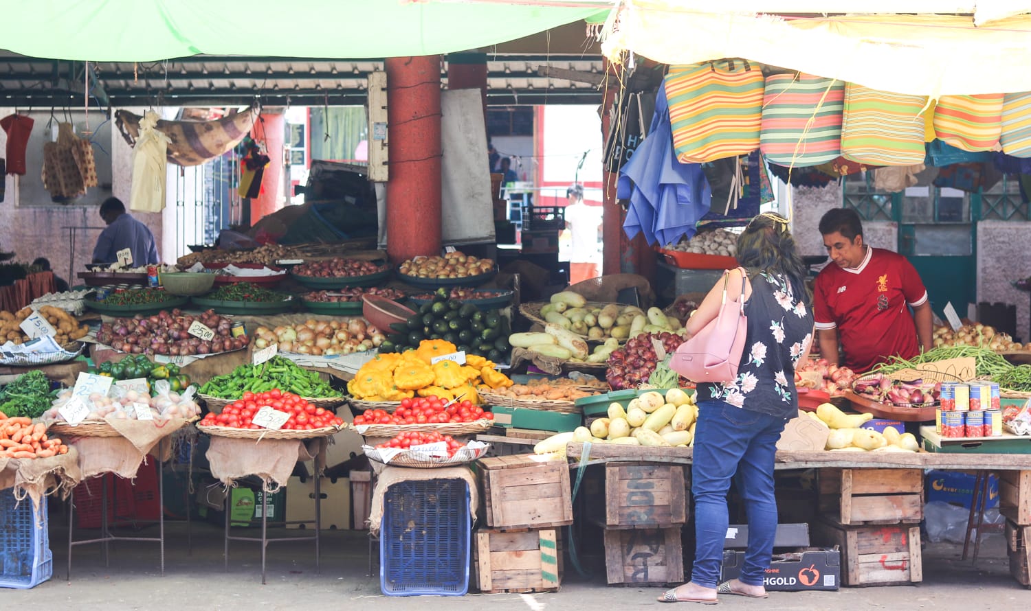 Mahebourg Markt: Obst & Gemüse