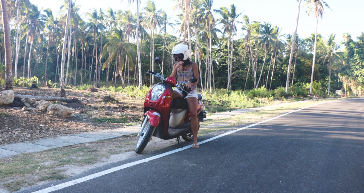 Fortbewegung Philippinen: Moped
