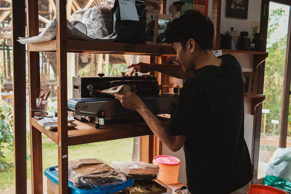 Kaffeeplantage in Munduk auf Bali