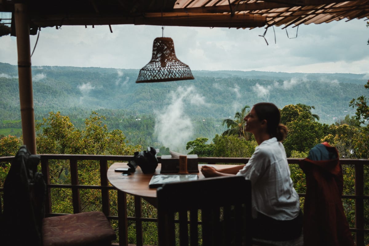 Restaurant in Munduk auf Bali