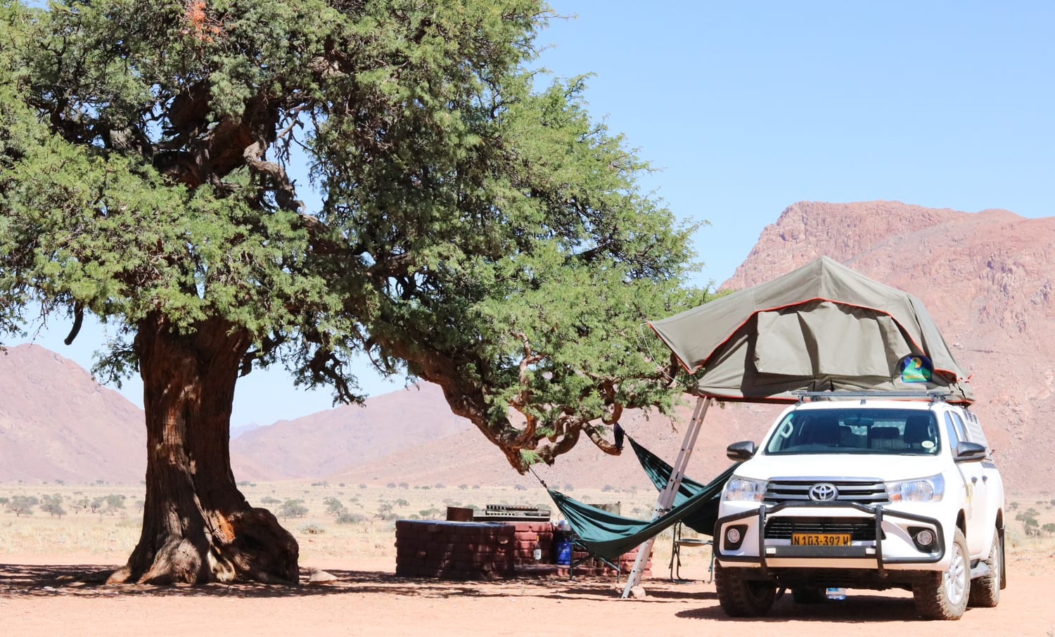 Namibia Packliste für Selbstfahrer: Campsite & Camping Ausrüstung