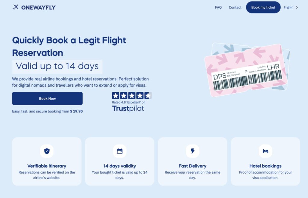 Onward Ticket • Einreise ohne Weiterreiseticket oder Rückflug