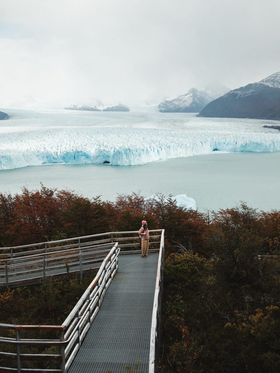 Stege am Perito Moreno Gletscher