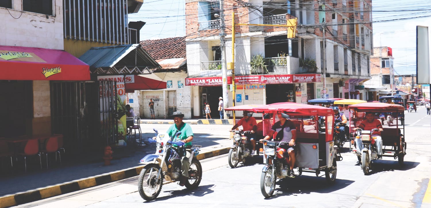 Peru Fortbewegung von A nach B: Motorradtaxi