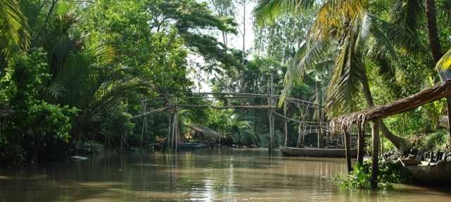 Fluss im Mekong Delta