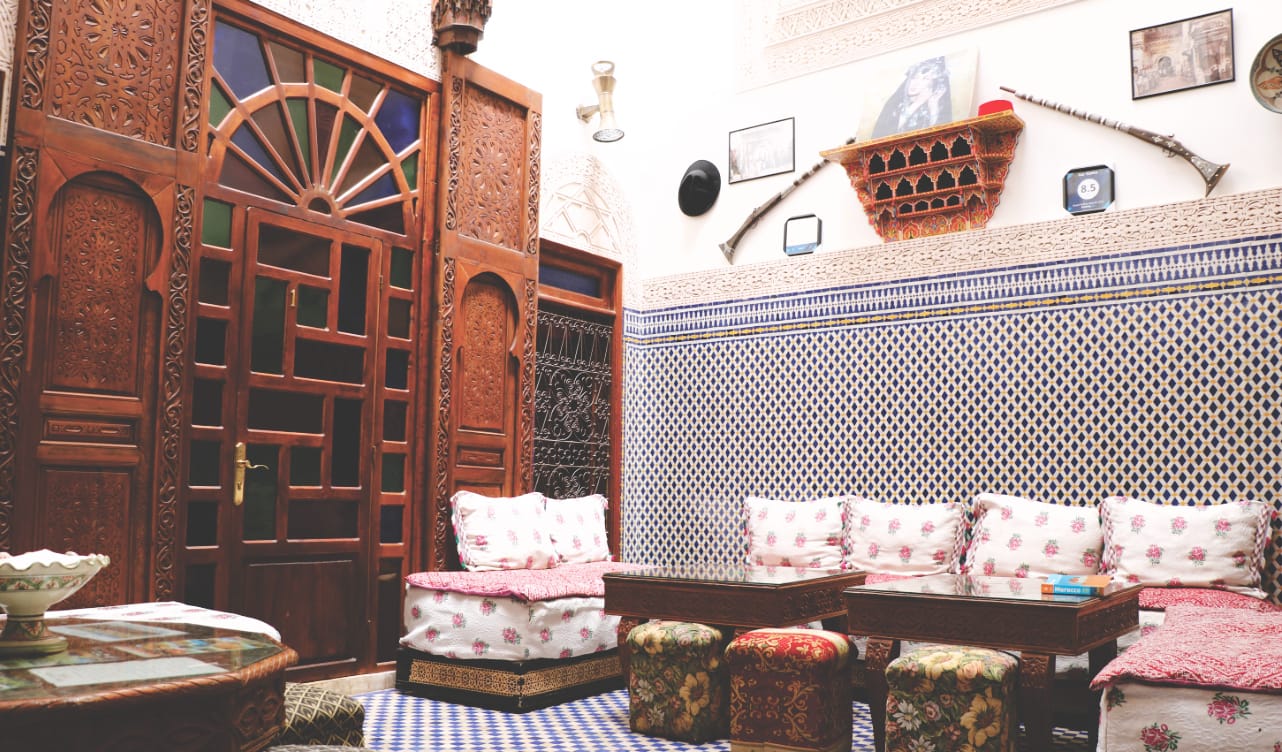 Hostel: Riad Gemeinschaftsraum in Fes