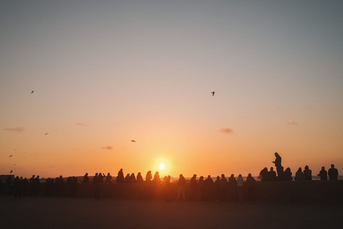 Sonnenuntergang in Essaouira
