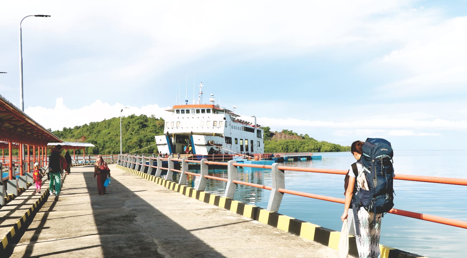 Fortbewegung auf Sulawesi - Fähre Togian Inseln