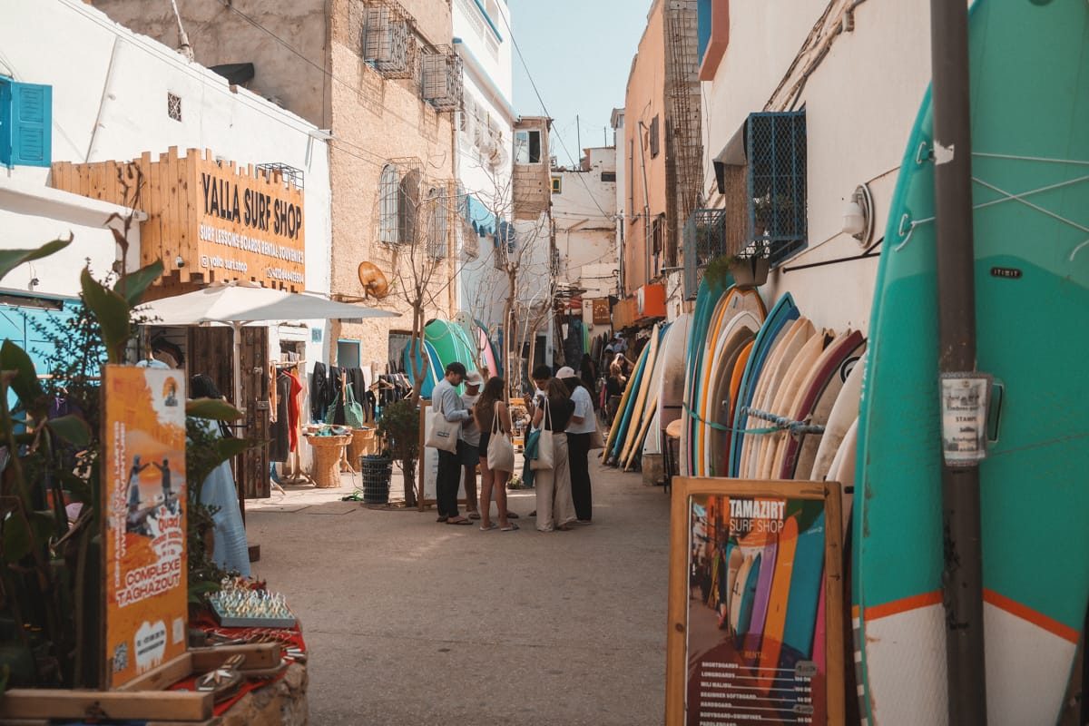 Surfshops und Surfschulen in Taghazout