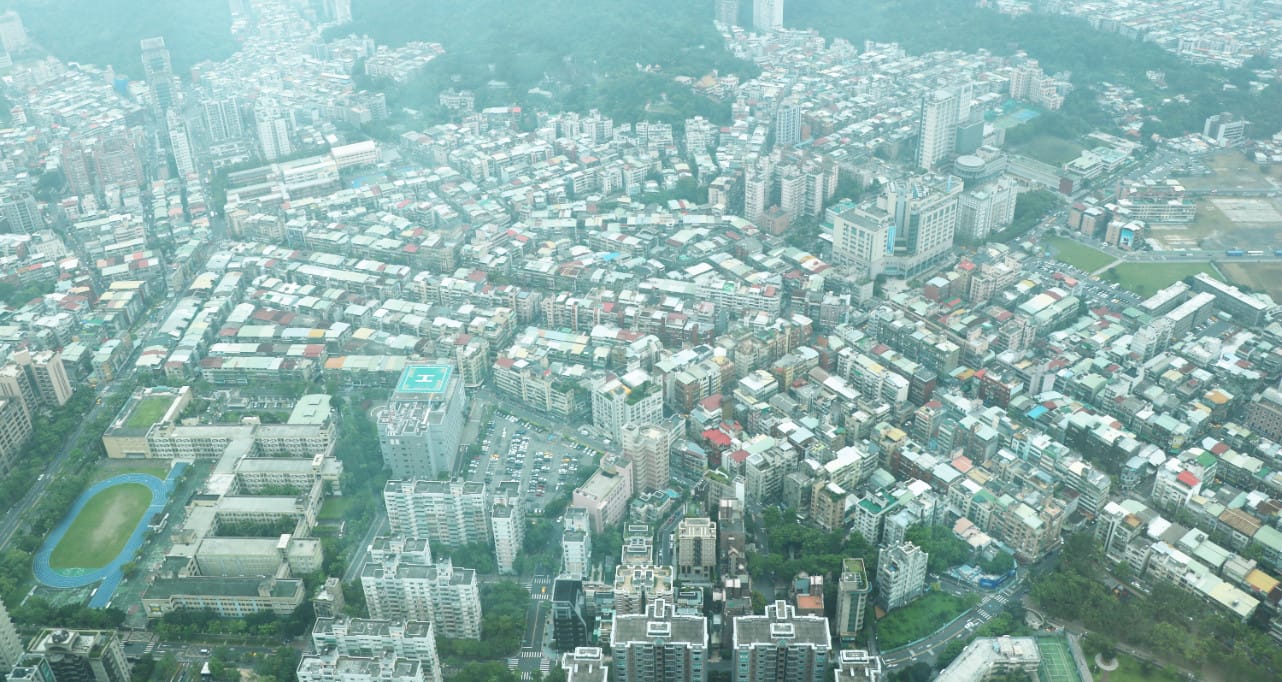 Ausblick vom Taipei101
