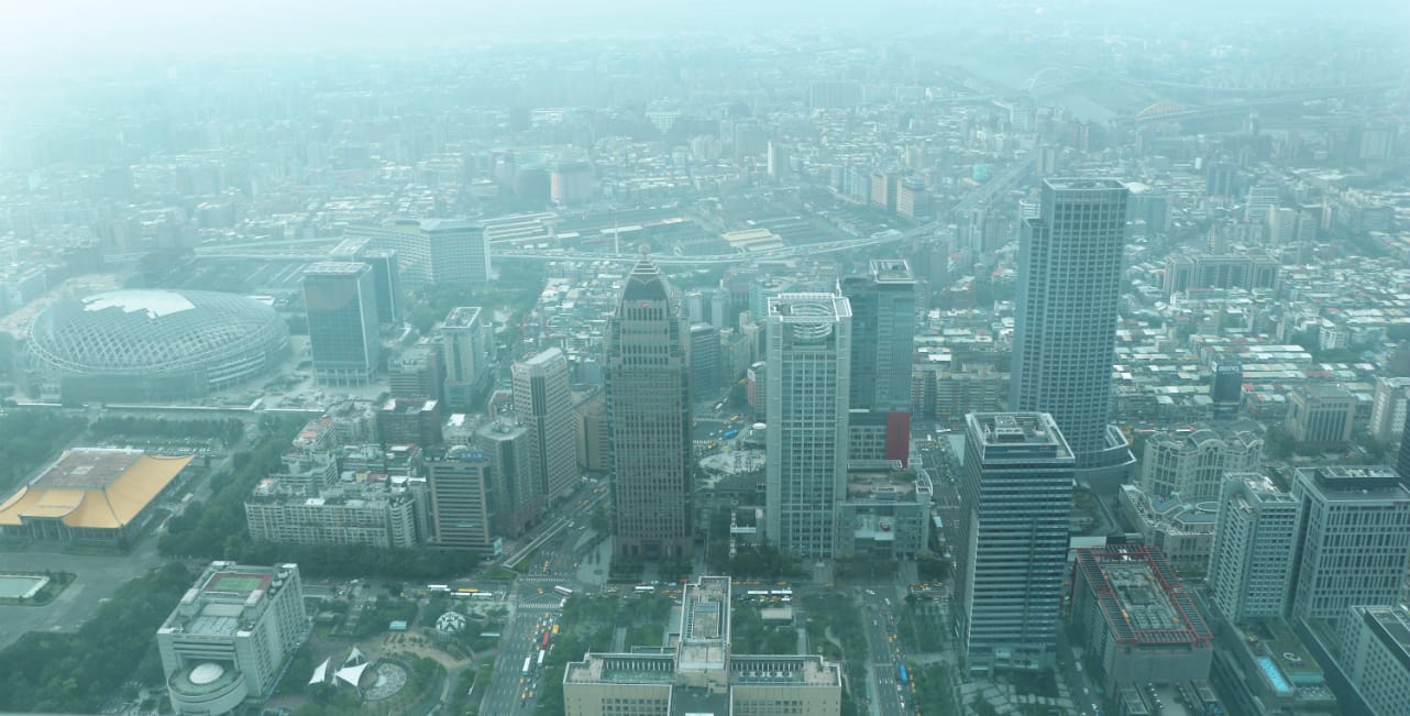 Ausblick vom Taipei101