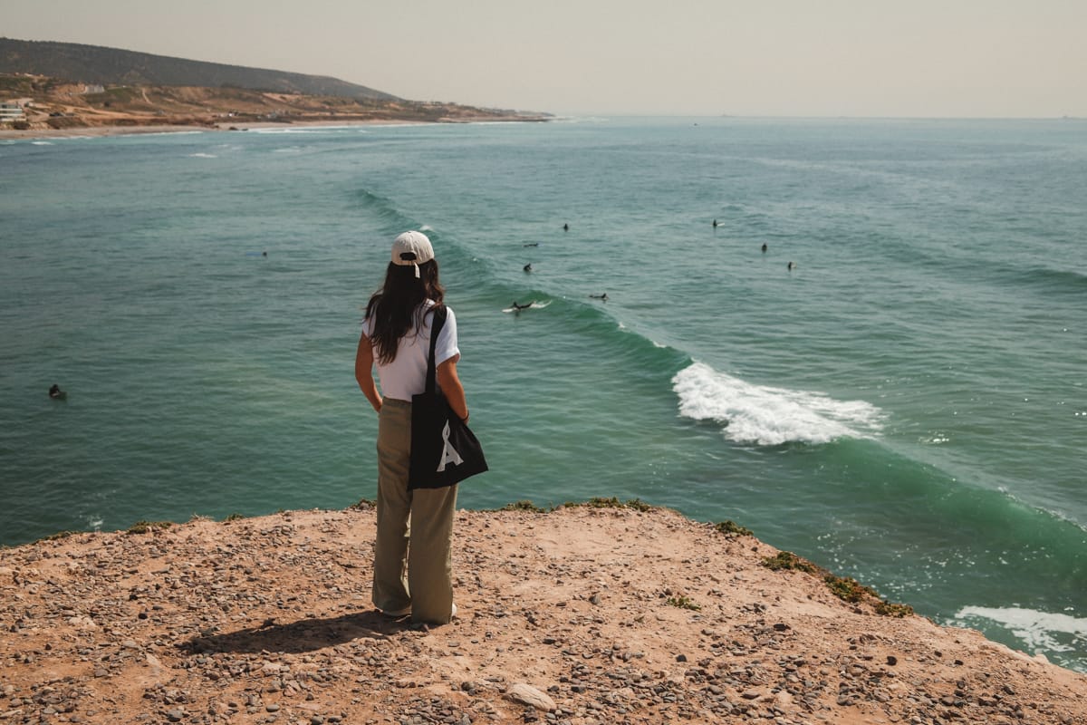 Surfen am Banana Point in Tamraght
