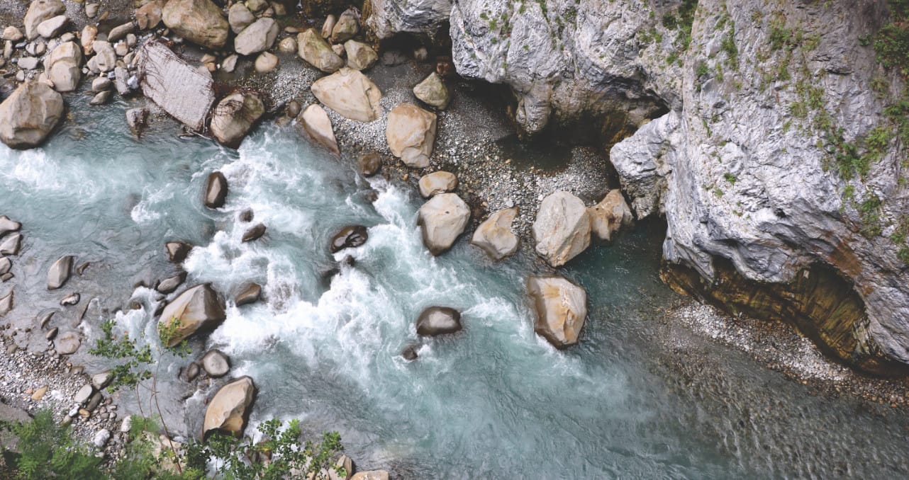 Liwo Fluss in der Taroko Schlucht