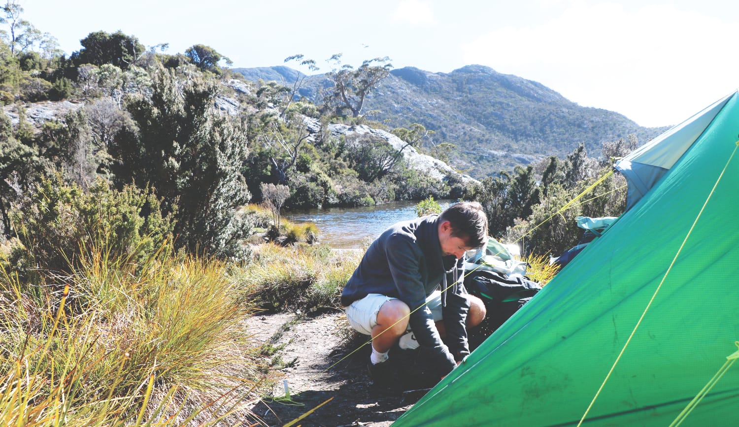 Packliste Tasmanien: Wandern und Zelten