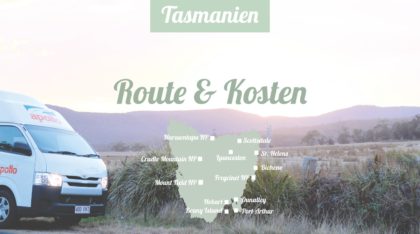 Tasmanien Reisetipps: Route und Kosten