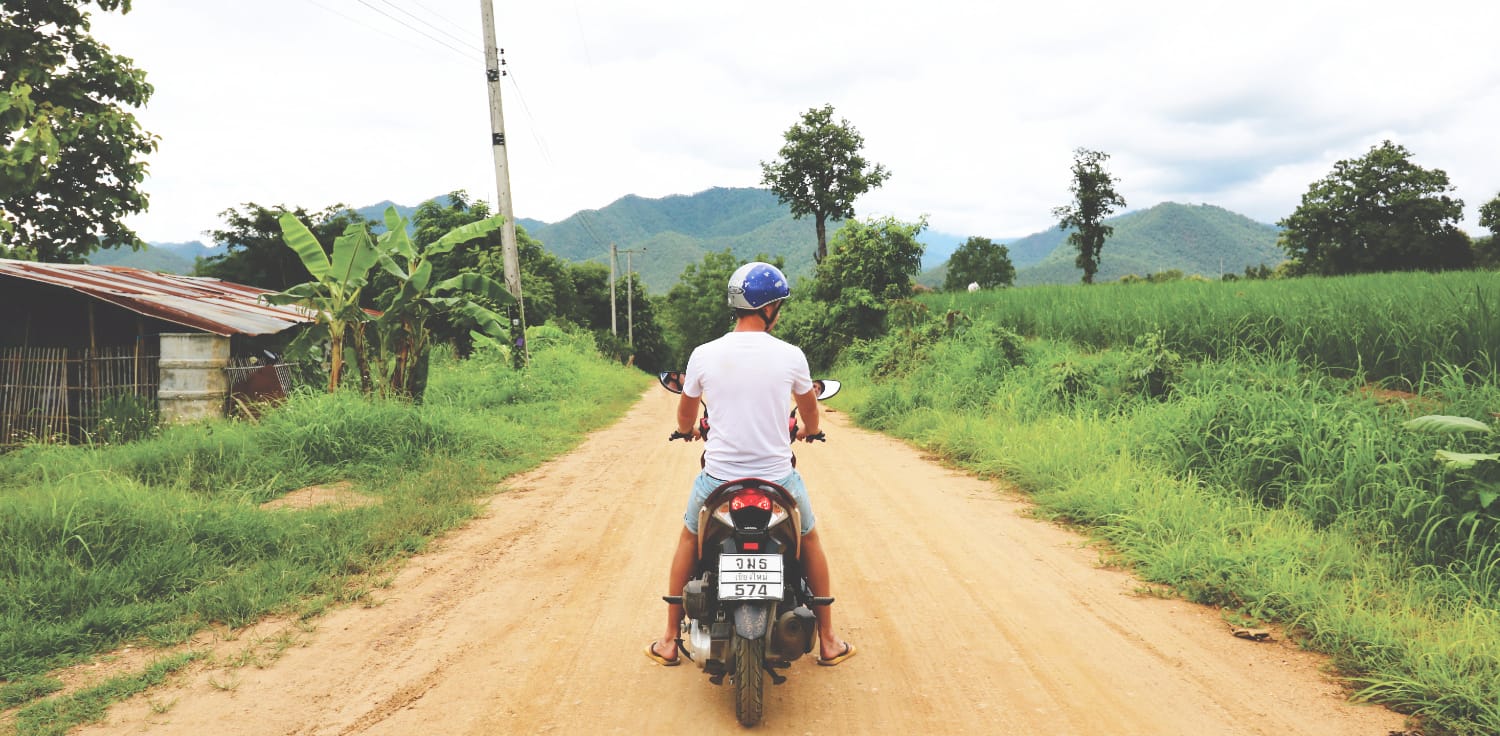 Thailand Fortbewegung: Moped