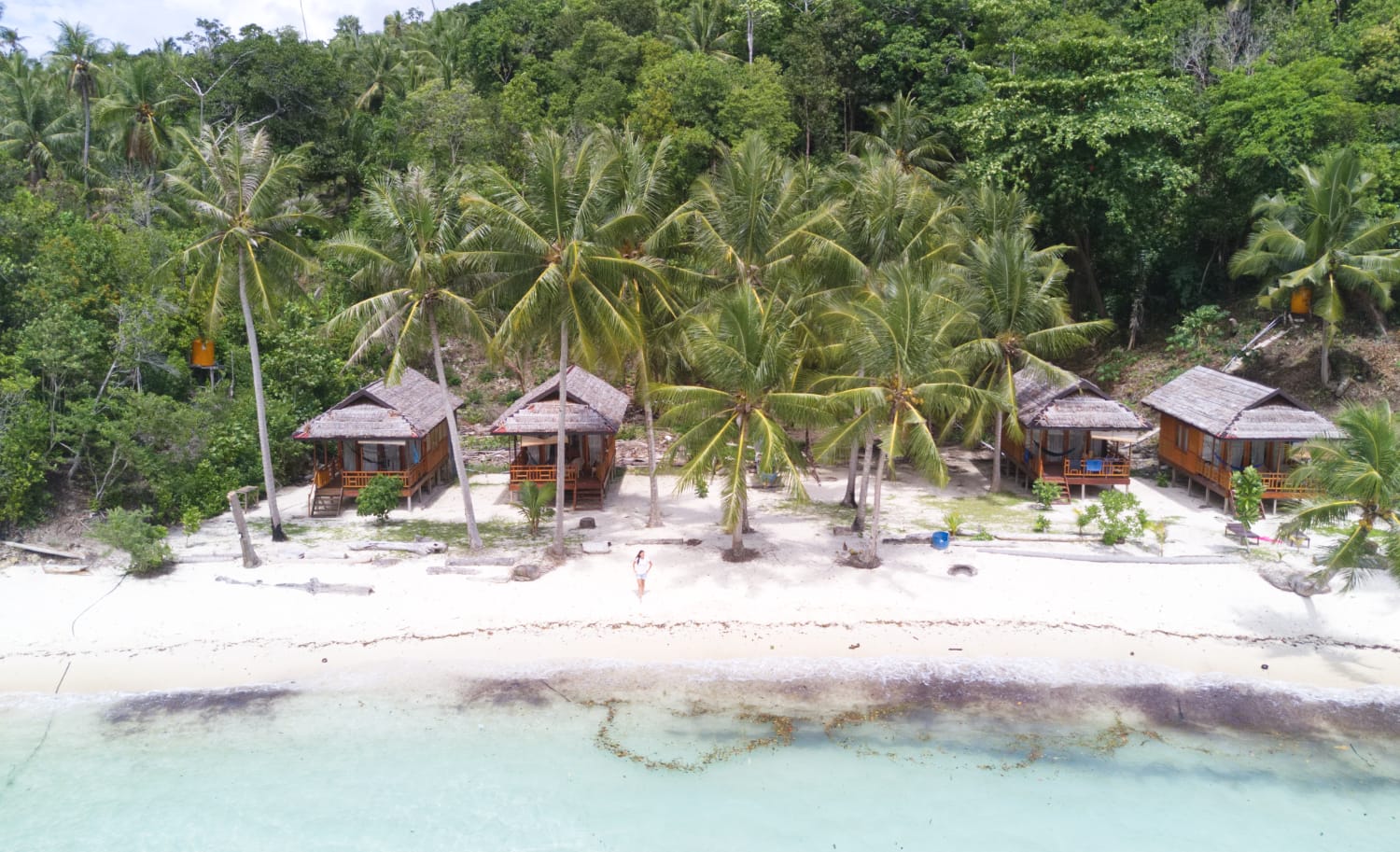 Sulawesi Unterkunft - Sandy Bay - Bungalow am Strand - Togian Inseln
