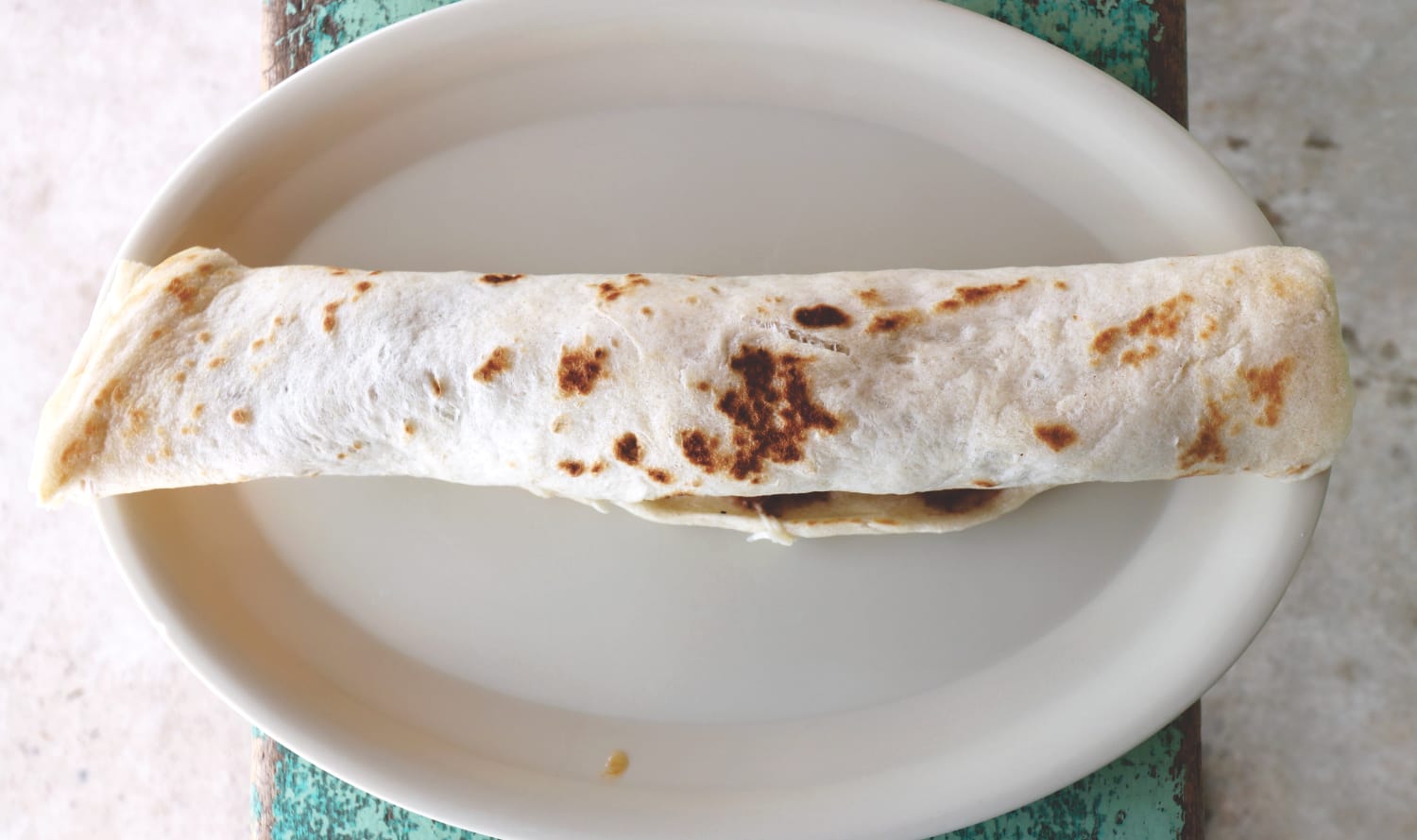 Typisches Essen in Belize: Burrito