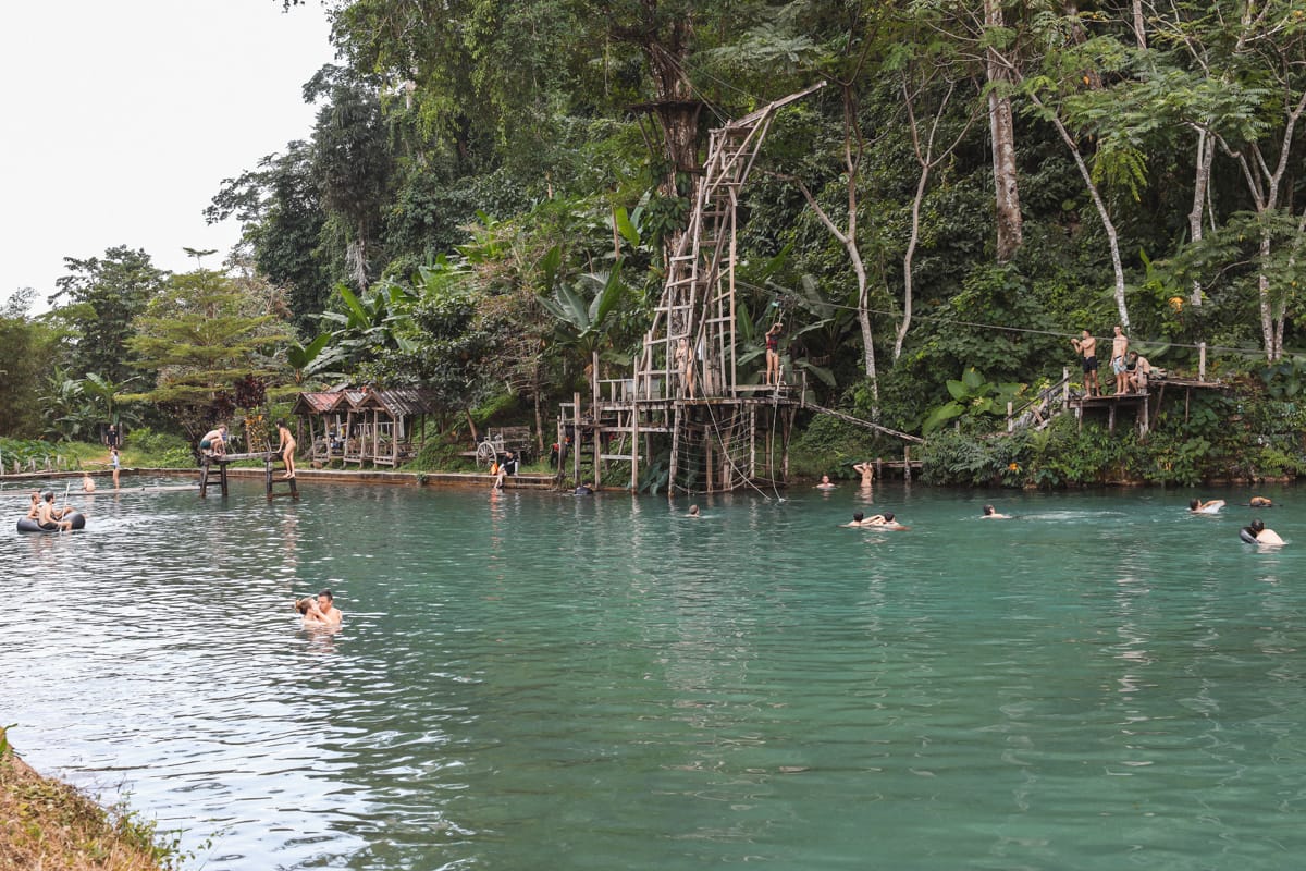 Vang Vieng - Blue Lagoon