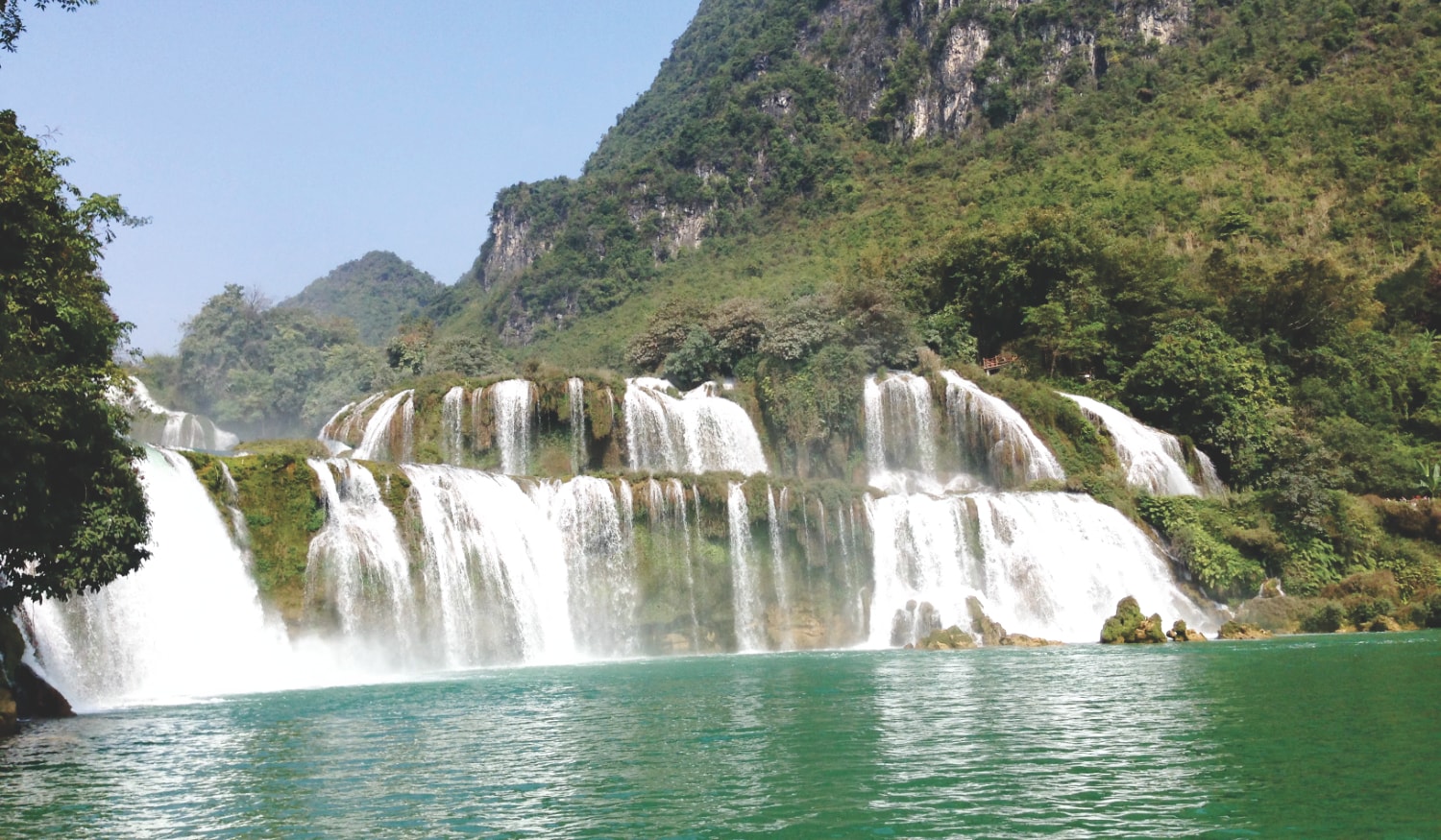 Vietnam Sehenswürdigkeiten: Ban Gioc Wasserfall