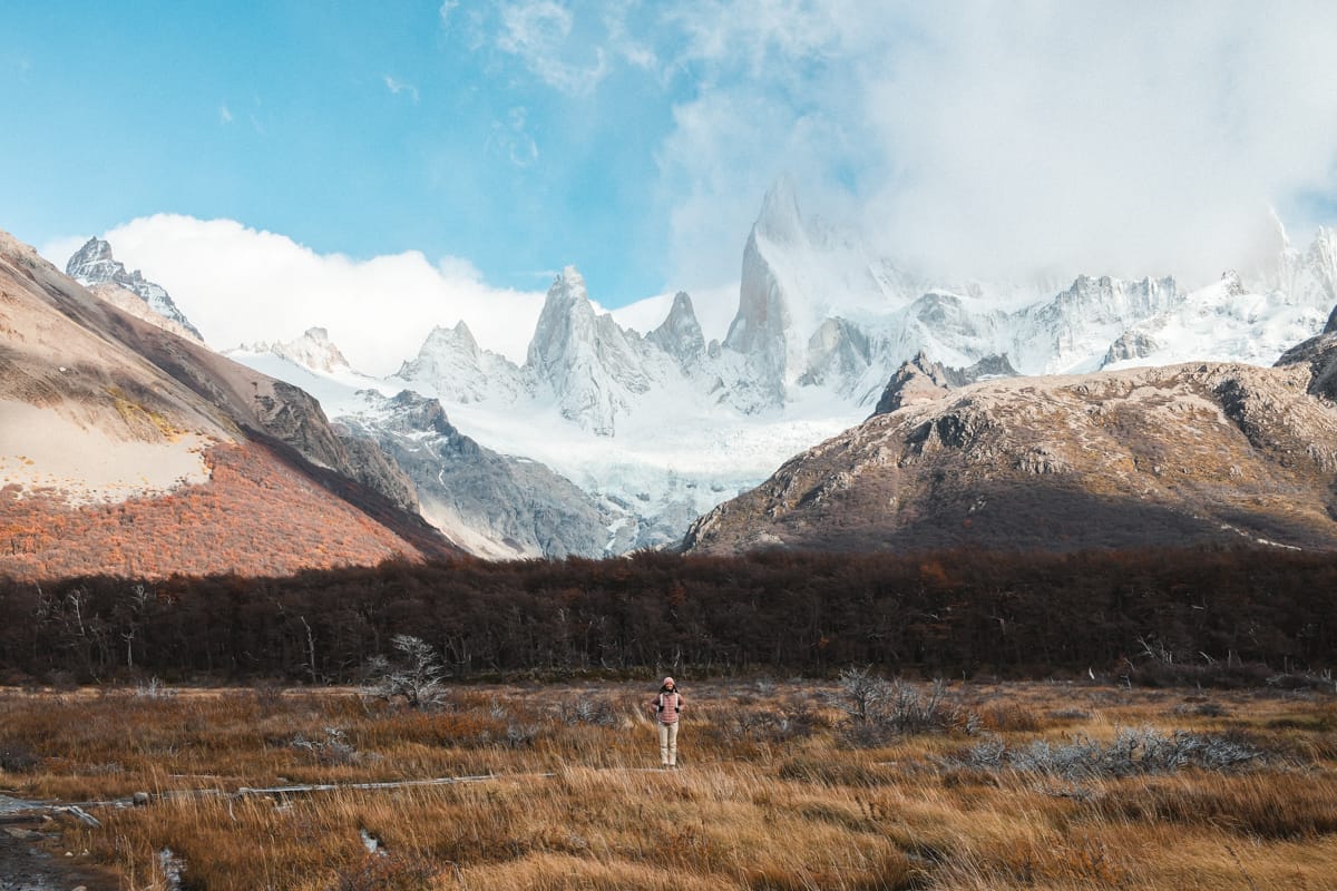 Argentinien Sehenswürdigkeiten - Wanderung zum Fitz Roy in El Chalten Argentinien Sehenswürdigkeiten - Wanderung zum Fitz Roy in El Chalten