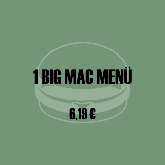 Sparen für Weltreise - Big Mac